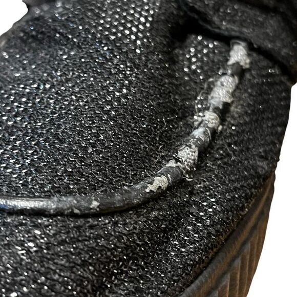 Staka black platform ladies sneaker size 40 lace up zoom in for signs of wear - Picture 10 of 12